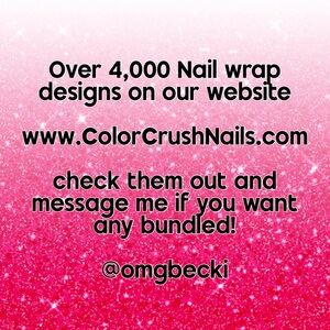 Pink Glitter Press-On Nails